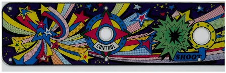 Mr. Do! control panel overlay, left